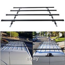 144 Roof 4 Cross Bar Ladder Rack WithSide Rails For 07-18 Mercedes Benz Sprinter