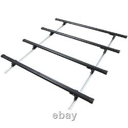 144 Roof 4 Cross Bar Ladder Rack WithSide Rails For 07-18 Mercedes Benz Sprinter