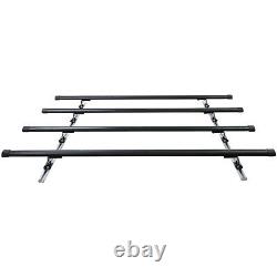 144 Roof 4 Cross Bar Ladder Rack WithSide Rails For 07-18 Mercedes Benz Sprinter