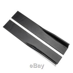 2.2M Side Skirts Extension Rocker Panel For Benz W205 W204 C200 C300 C63 AMG