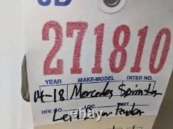 2014-2018 Mercedes Sprinter Left Drivers Side Fender Oem Used #271810