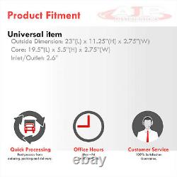 23x11.25x2.75 DIY Universal B&P Same Side Front Mount Turbo Intercooler FMIC