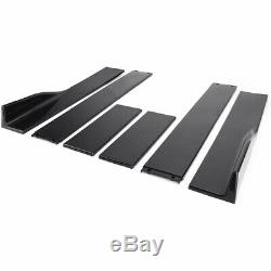 2M Side Skirts Extensions Panel For Honda Civic Accord Coupe / Sedan 9TH 10TH