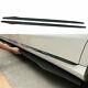 2pcs Rear Carbon Fiber 3d Side Skirts Panel Extension Spoiler Lip For Auto 205cm