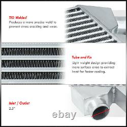 30X11X3 Dual Same Side FMIC Performance Racing Front Mount Intercooler System
