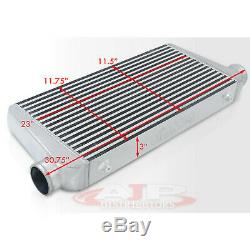 31X11.75X3 Fmic Mount Bar And Plate Turbo Charger Intercooler For Subaru