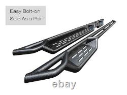 APS Black Side Step Nerf Bars For 10-24 Dodge Mercedes-Benz Sprinter