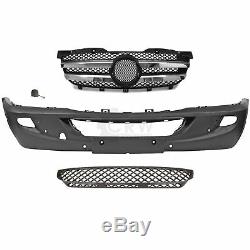 Bumper Front Incl. Accessories Mercedes Sprinter 906 Built 06-13 for Fog for Pdc