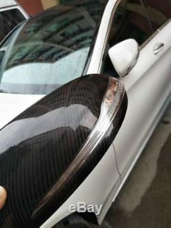 Carbon Fiber Mirror Cover Side Caps For Benz W205 X205 W222 W213 C63 S63 E63 AMG