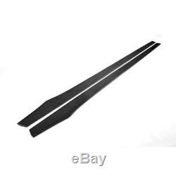 Carbon Fiber Universal 215CM Side Skirts Extension For Benz W204 W205 W207 W212