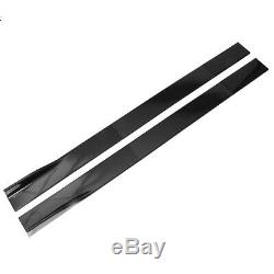 Carbon Look Side Skirts Rocker Panel Extension For Mercedes Benz CLA