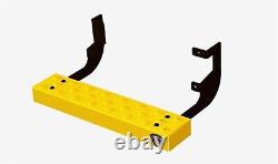 Carr 451017 Set of 2 Cab Mount 20 Yellow Flat Step for Sprinter 2500/3500