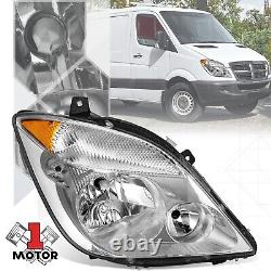 Chrome Right Side Headlight for 07-13 Dodge/Mercedes-Benz/Freightliner Sprinter