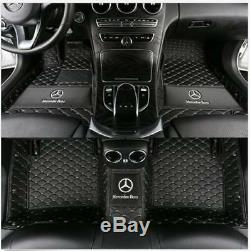 Custom car floor mats fit for Mercedes benz W204 W205 C180 C200 C300 C350 5SEATS