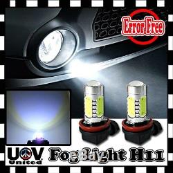 Error Free 2 x H11 6K Decoder COB CREE LED Driving Fog Lamp Light Bulb Canbus U2