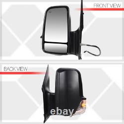 Fits 2006-2014 Sprinter Left Driver Side OE Style Power+Heated+BSD Door Mirror