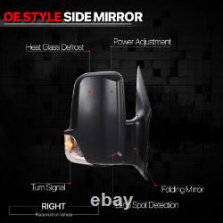 Fits 2006-2014 Sprinter Right Passenger Side OE Style Power+Heated+BSD Mirror