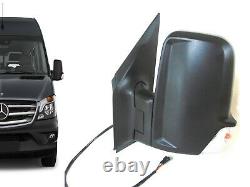 Fits 2006-2018 Sprinter Van Left Side View Mirror Heated Power Signal Short Arm