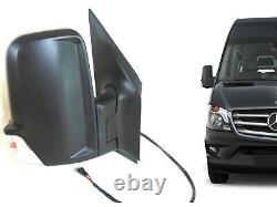 Fits 2006-2018 Sprinter Van Right Side Rear View Mirror Short Arm Heated Signal
