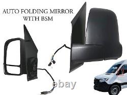 Fits 2019-2023 Sprinter Mercedes Left Side Rear View Mirror Power Auto Fold BSM