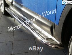 Fits To Mercedes Sprinter Lwb Side Bars Boards Chrome 2007+onwards Chequer Plt