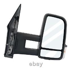 For 2007-2018 Mercedes Sprinter Long Arm Mirrors with Power Heated Signal LH RH