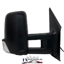 For 2007-2018 SPRINTER Long Arm Door Mirror Power Heated Signal Passenger Side