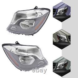 For 2014-2018 Mercedes-Benz Sprinter Halogen Headlight Headlamps Left+Right Side