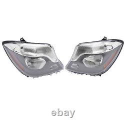 For 2014-2018 Mercedes-Benz Sprinter Halogen Headlight Headlamps Left+Right Side