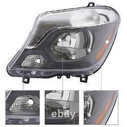 For 2014-2018 Mercedes Sprinter Left Halogen Headlight Driver Side Headlamp