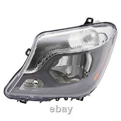 For 2014-2018 Mercedes Sprinter Left Halogen Headlight Driver Side Headlamp