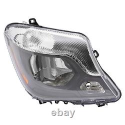 For 2014-2018 Mercedes Sprinter Right Halogen Headlight Passenger Side Headlamp