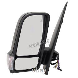 For 2019-2022 Mercedes Freightliner Sprinter Left Right Side Rear View Mirrors