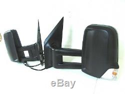 For MB Sprinter Driver Passenger Left Right Side Rear View Mirror Long Arm Pair