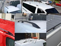 For Mercedes Sprinter 2018-Up Roof Side Rails Ultimate Style Alu Silver