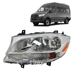 For Mercedes Sprinter 2019 2020 2021 2022 Headlight Assembly withBulbs Left Side