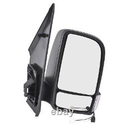 Front Door Right Side Rearview Mirror Short Arm Fits Mercedes Sprinter 2019-2022