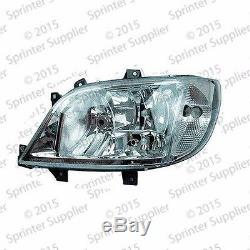 HEADLIGHT Front Lamp LEFT Driver side Dodge Mercedes Sprinter 2000-2006 BG82045