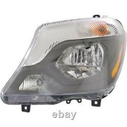 Headlight Assembly With Bulb Driver Side For 2014-17 Mercedes-Benz Sprinter 2500