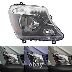 Headlight For 2014-18 Mercedes-Benz Sprinter Halogen Headlamp Passenger Side RH