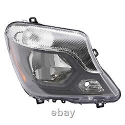 Headlight For Mercedes Sprinter 2014-2018 Halogen Headlamp Passenger Side Right