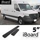 Iboard Stainless Steel 5in Side Step Fit 10-23 Dodge Mercedes-benz Sprinter