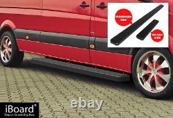 IBoard Stainless Steel 6in Side Step Fit 10-23 Dodge Mercedes-Benz Sprinter