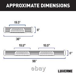 Luverne O-Mega II 6 x 36, 100 Silver Aluminum Side Steps Part# 583100-570747
