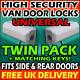 Mercedes Van Security Locks Rear Barn Doors & Sliding Side Loading Pair Lock Set