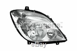 Mercedes Sprinter 06-13 Headlight With Fog Right Driver Off Side OEM Hella