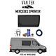 Mercedes Sprinter 144 Passenger Side Solid Window Fitting Kit And U Trim 07 18