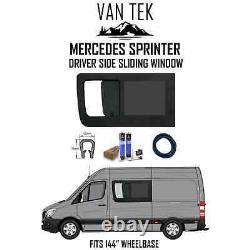 Mercedes Sprinter 144 Wheel Base DRIVER Side SLIDING Window FIT KIT + U TRIM