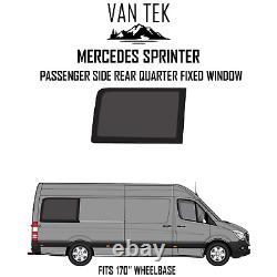 Mercedes Sprinter 170 Passenger Side REAR QUARTER Solid Window 2007-2018