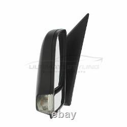 Mercedes Sprinter 2018- Door Wing Mirror Manual Black Short Arm Passenger Side